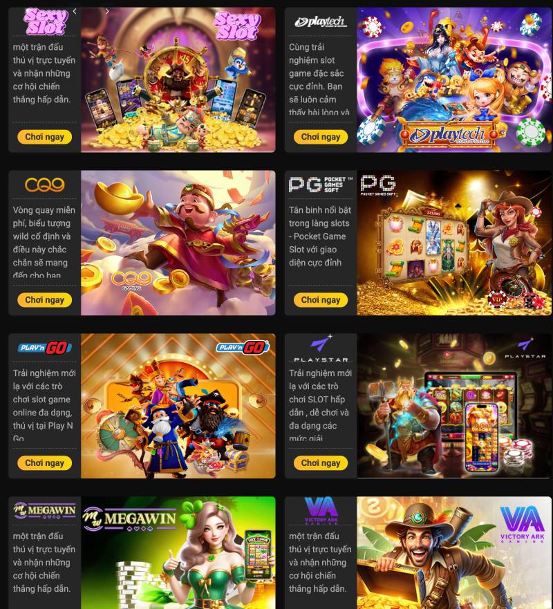 Các game slot hot tại 888B