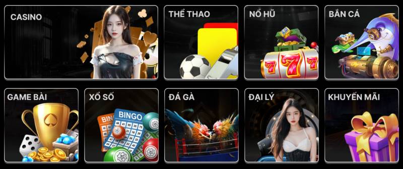 He thong tro choi phong phu 789bet