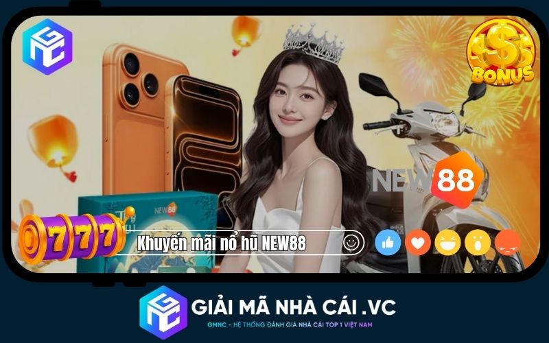 Khuyến Mãi Nổ Hũ New88 Cực Hấp Dẫn Cho Slot Thủ 2025