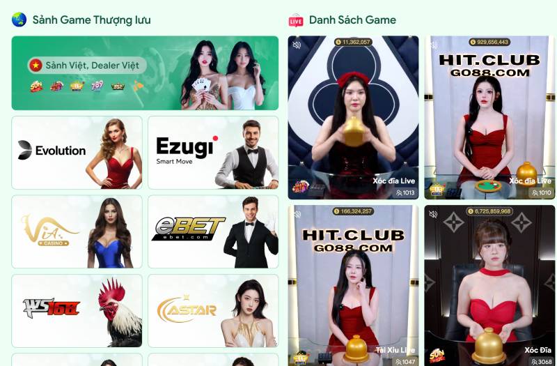 Sảnh game mới của LU88 – không chỉ là nâng cấp hình ảnh
