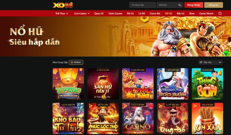 XO88 – hệ thống nổ hũ và ưu đãi phong phú